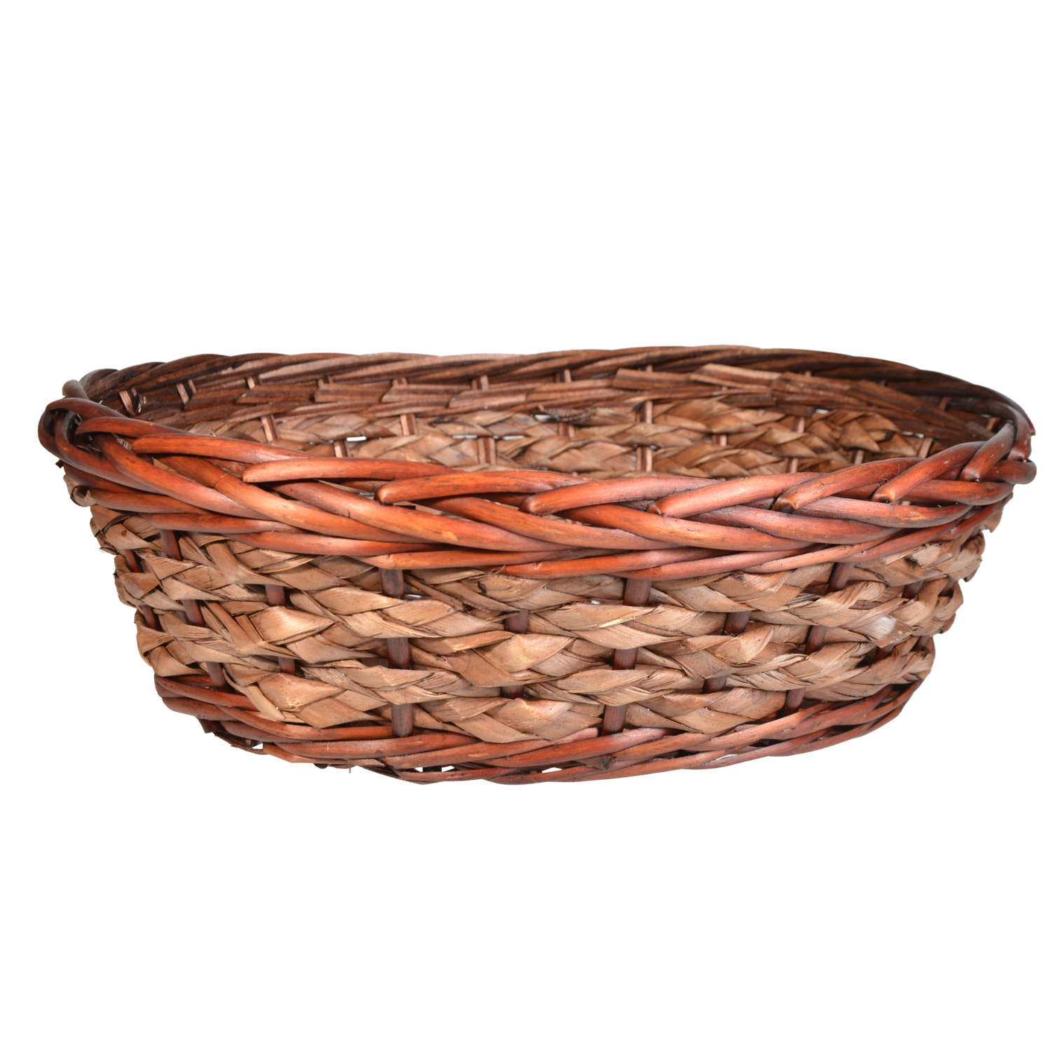 Full Stained Woodchip Basket Full Stained Woodchip Basket