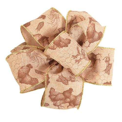 Natural Fibers Ribbon Tan Natural Fiber Ribbon