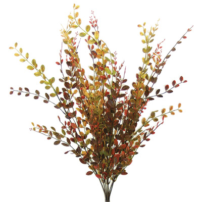 Plastic Orange/Red Plastic Greenery