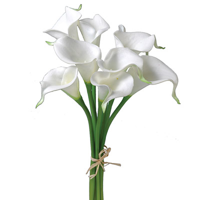 "Natural Touch" (Latex) Flower White