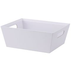 590- Our Large Market Tray Box dimensions  are 12' x 9' x 4.5" and is available in 7 different colors. 