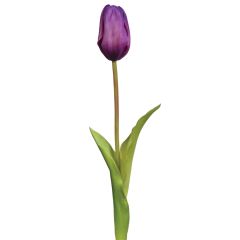 Real Touch Tulip Stem 19" - Choose From 6 Colors