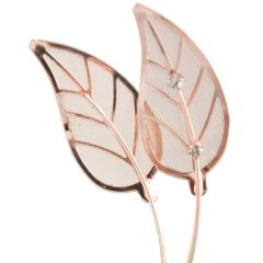 Our Gleaming Leaves come in a 12 Piece Package includes 6 with rhinestones and 6 without, available in 3 colors. 