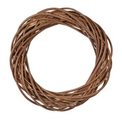 Unpeeled Willow Wreath 14" - Rustic