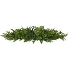 Mixed Fern & Foliage Crescent 29" - Choose From 2 Colors