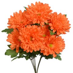 PWG1139- Our Gerbera Daisy bush is 17" long and has 7 stems. Available in 4 colors. 