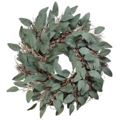 Eucalyptus Wreath 24" - Green