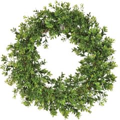 Boxwood Wreath 19"- Green