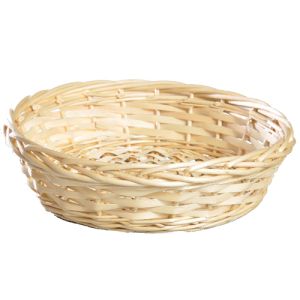 round woodchip basket 14 inch natural- small image