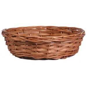 Round Woodchip Basket 14.5