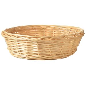 round split willow basket 16 inch natural- small image