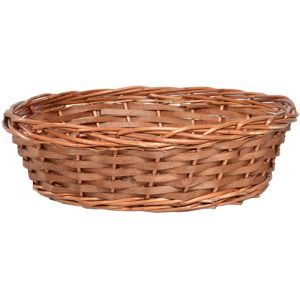 Round Woodchip Basket 16.5