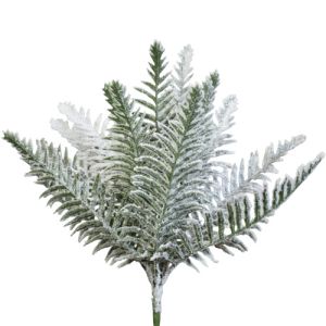 Fern Bush w/Snow x9, 13