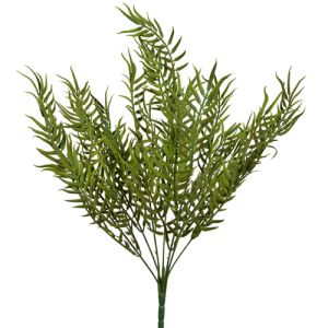 Flocked Fishtail Fern Bush x7, 21