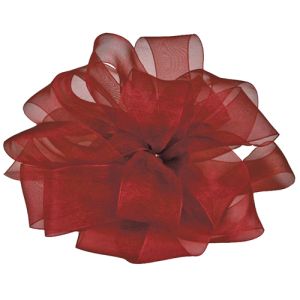 #3 Simply Sheer Ribbon 100 Yards in Burgundy, a red color - Small Image