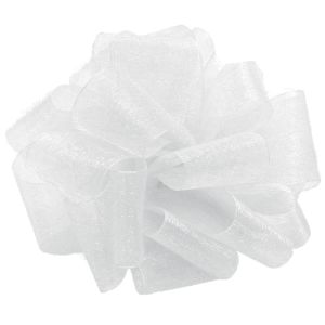 #3 Simply Sheer Ribbon 100 Yards in White - Small Image
