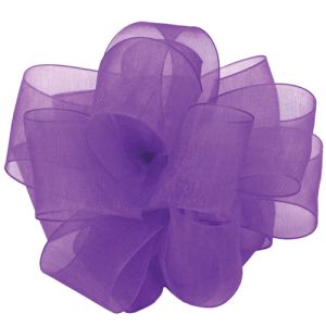 #3 Simply Sheer Ribbon 100 Yards in Purple - Small Image