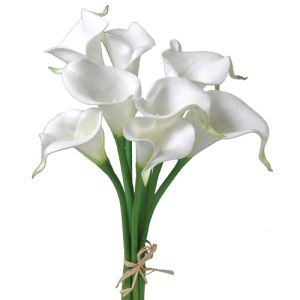 Real Touch Mini Calla Lily Bouquet x9, 14