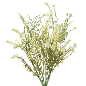 Silk Baby's Breath Bush in Cream - Small Image