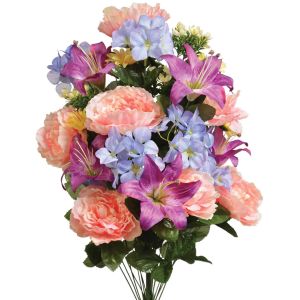 30596- Our mixed peony, hydrangea, and lily bush is 31