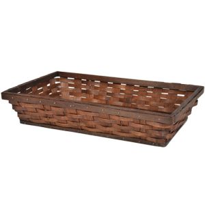 Rectangle Woodchip Tray Basket 15 x 8.75 x 3
