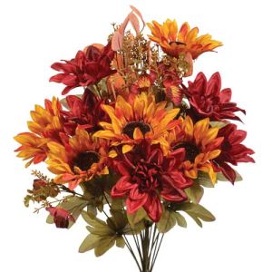 Mixed Sunflower & Dahlia Bush x18, 21