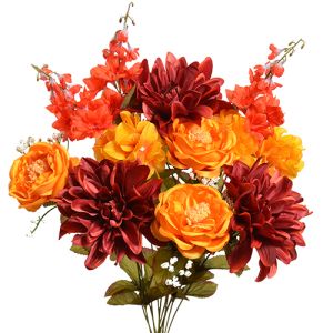 Mixed Dahlia & Ranunculus Bush x12, 22