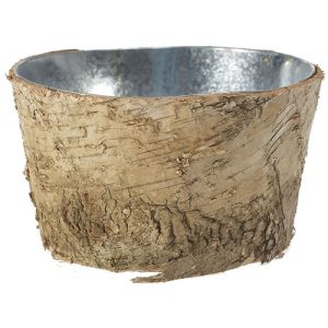 Round Log like Planter 6.5
