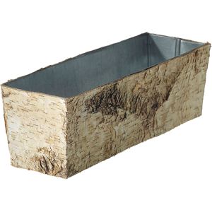 Rectangular Birch Galvanized Planter 12