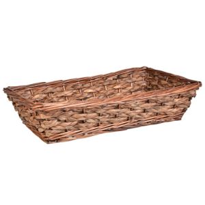 Rectangle Willow & Water Hyacinth Basket 15