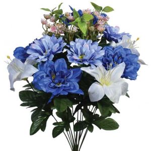 Mixed Dahlia & Zinnia Bush x14, 20