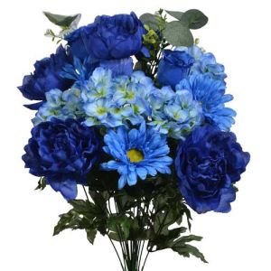 Mixed Peony, Hydrangea & Rosebud Bush x18, 22