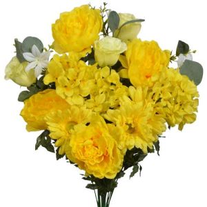 Mixed Peony, Hydrangea & Rosebud Bush x18, 22