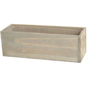 Wooden Rectangular Planter 12x4