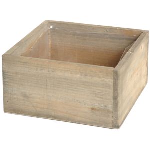 Wooden Square Planter 7x7x3.5