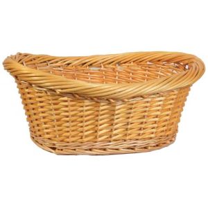 Oval Split Willow Wash Basket (no handles) 19x15.5x7.5