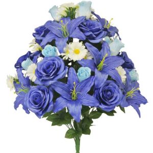 Mixed Lily & Rose Bush x36, 28