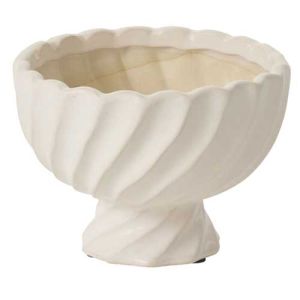 Sway Ceramic Compote 6.75x5