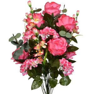 Mixed Rose, Hydrangea & Orchid Bush x24, 28