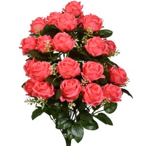 Rose & Gypsophila Bush x24, 20