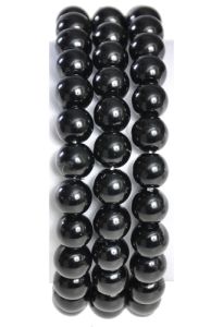 Avery Beaded Corsage Bracelet in Black Licorice- Small Image 