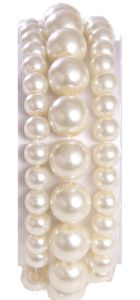 Bubble Bath Corsage Bracelet in Champagne- Small Image 