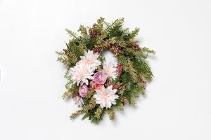 **ONLY 1 LEFT!** Premade Wreath Design #PW1341-Multi