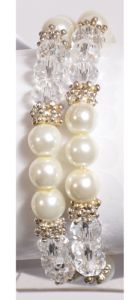 Emotion Beaded Corsage Bracelet in Dazzle- Small Image 