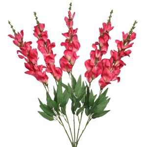 Silk Snapdragon Bush 28 Inches in Pink - Small Image