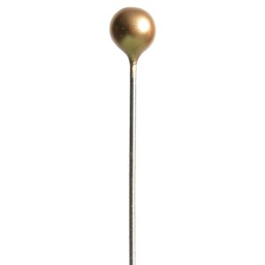 2 Inch Round Corsage Pins 144 Piece Package in Gold - Small Image