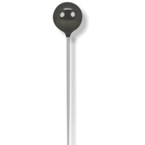 1.5 Inch Round Boutonniere Pins 144 Piece Package in Matte Black - Small Image