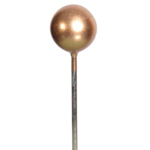 3/4 Inch Petite Pearl Pins 100 Piece Package in Gold - Small Image
