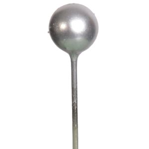 3/4 Inch Petite Pearl Pins 100 Piece Package in Silver - Small Image