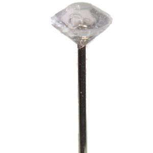 3/4 Inch Petite Diamond Pins 100 Piece Package in Clear - Small Image